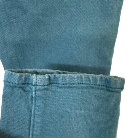 Pilcro and the letterpress By Anthropologie | Teal Denim Skinny Jeans Size 26 - Picture 7 of 9